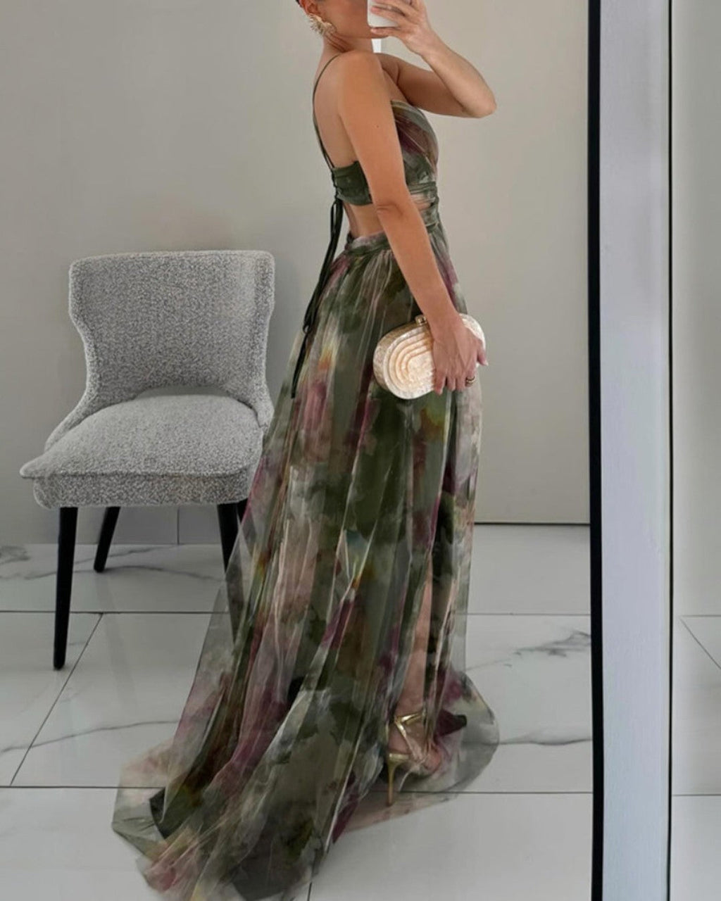 Gisela™ | Vestido Largo Floral de Inspiración Romántica