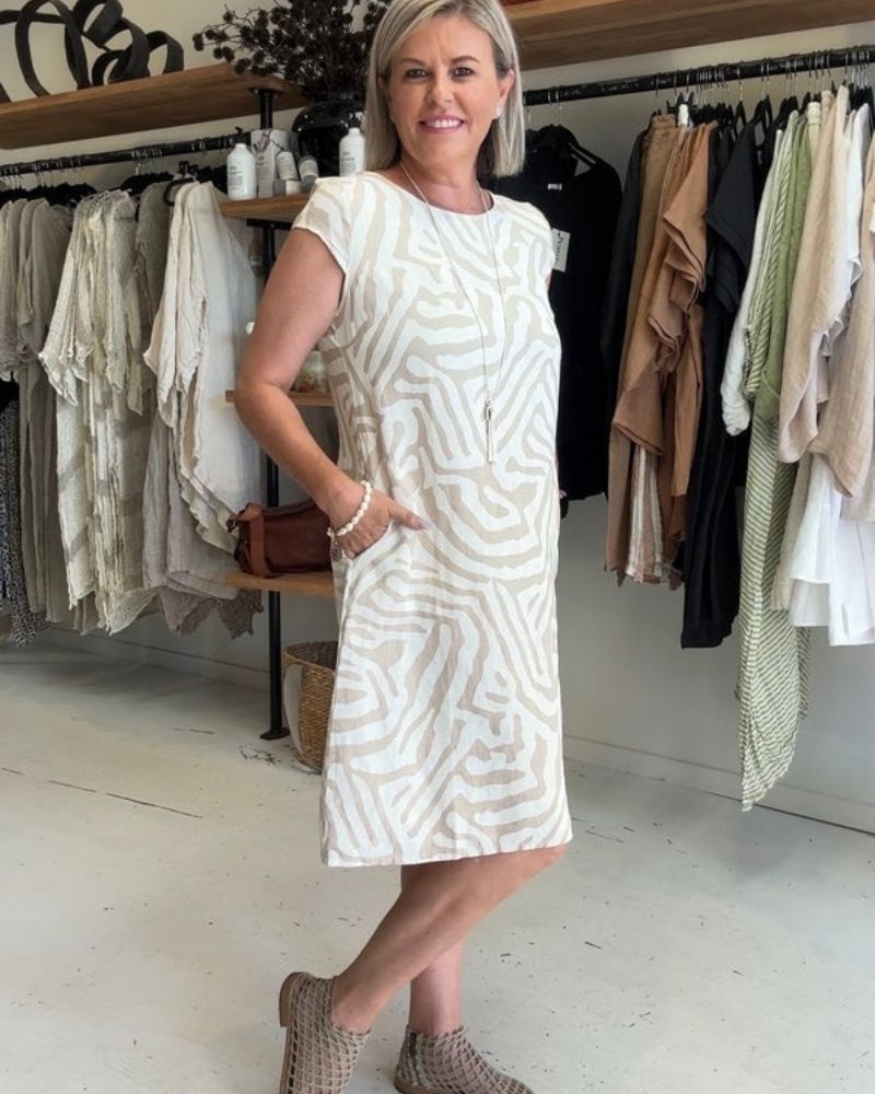Alma™ | Vestido de Cuello Redondo