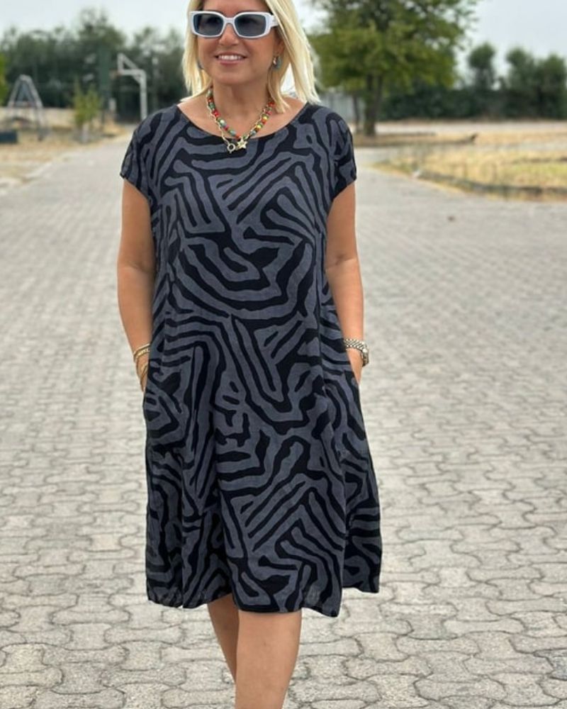 Alma™ | Vestido de Cuello Redondo