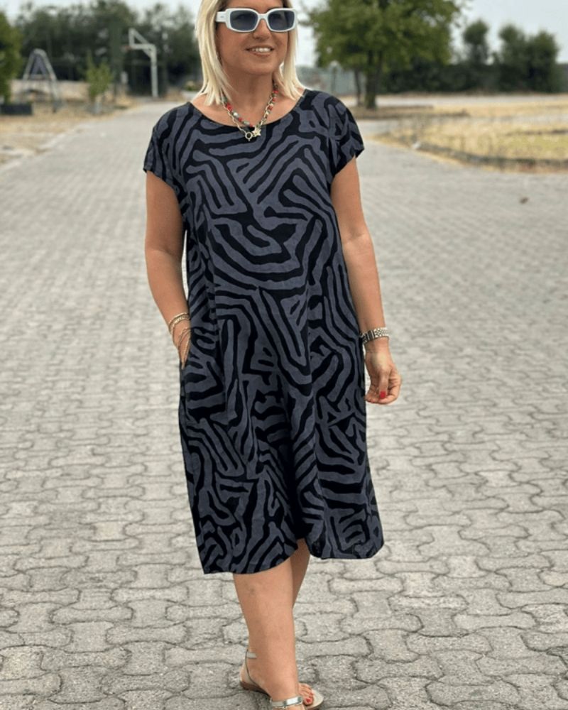 Alma™ | Vestido de Cuello Redondo