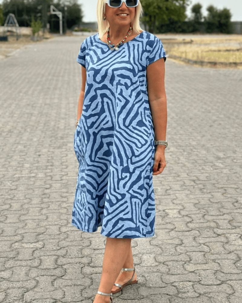 Alma™ | Vestido de Cuello Redondo