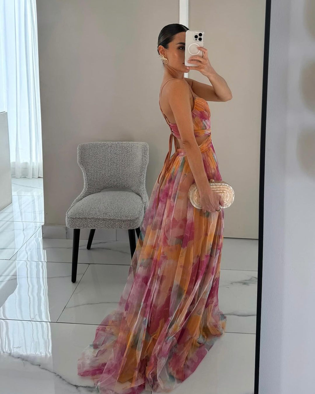 Gisela™ | Vestido Largo Floral de Inspiración Romántica