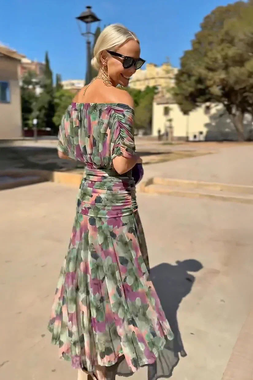 Louise™ | Vestido Largo de Fiesta con Escote en V y Elegancia Atemporal