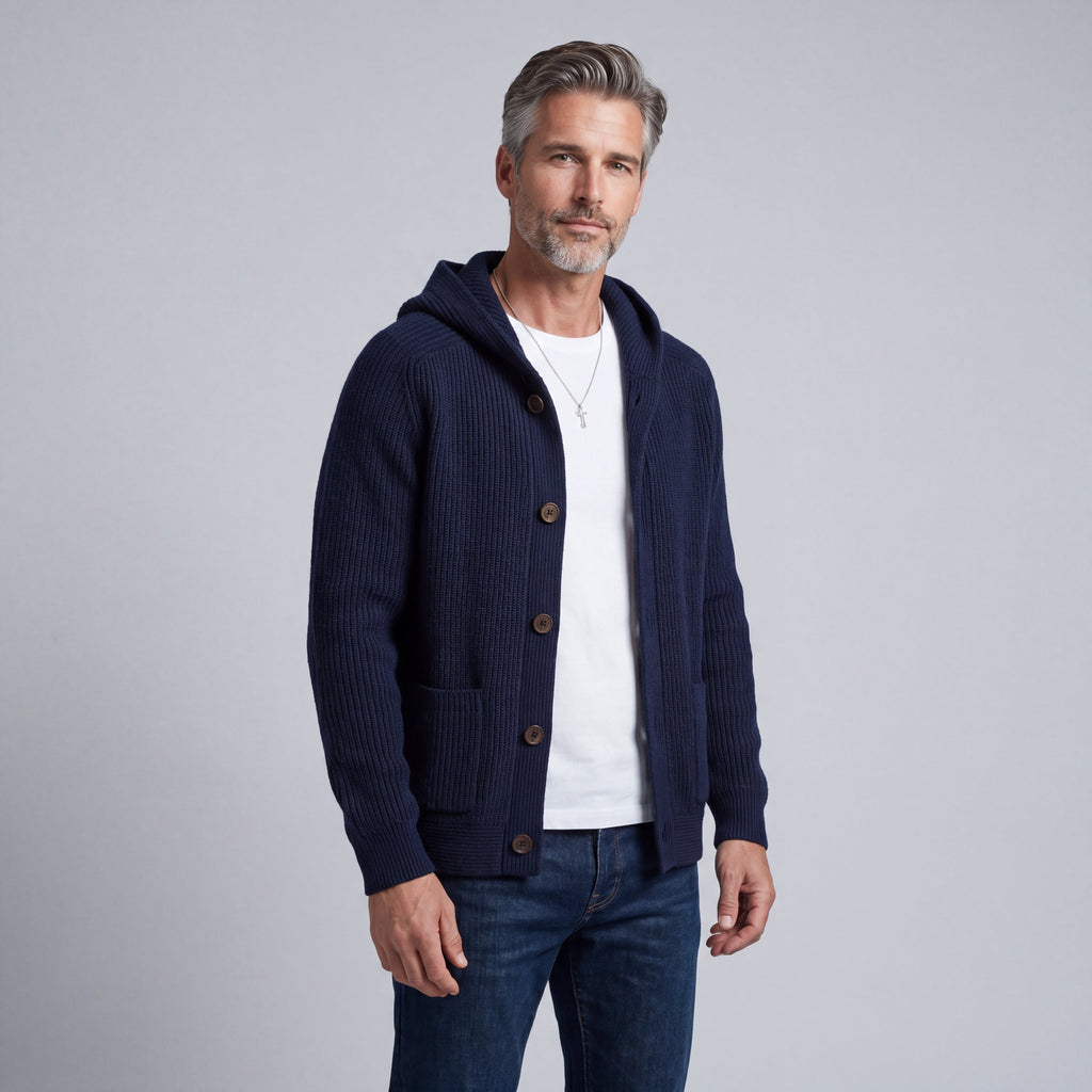 Aidan™ | Cárdigan acanalado para una elegancia acogedora