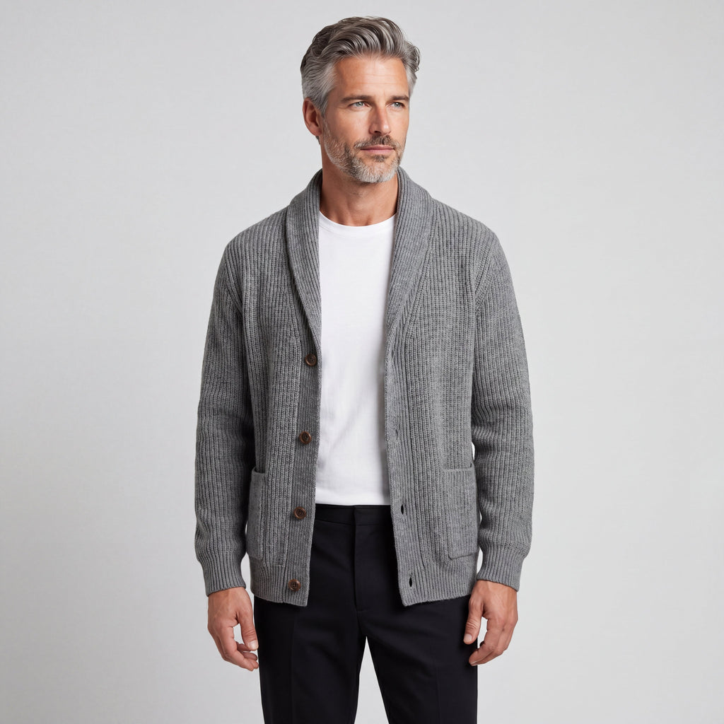Aidan™ | Cárdigan acanalado para una elegancia acogedora