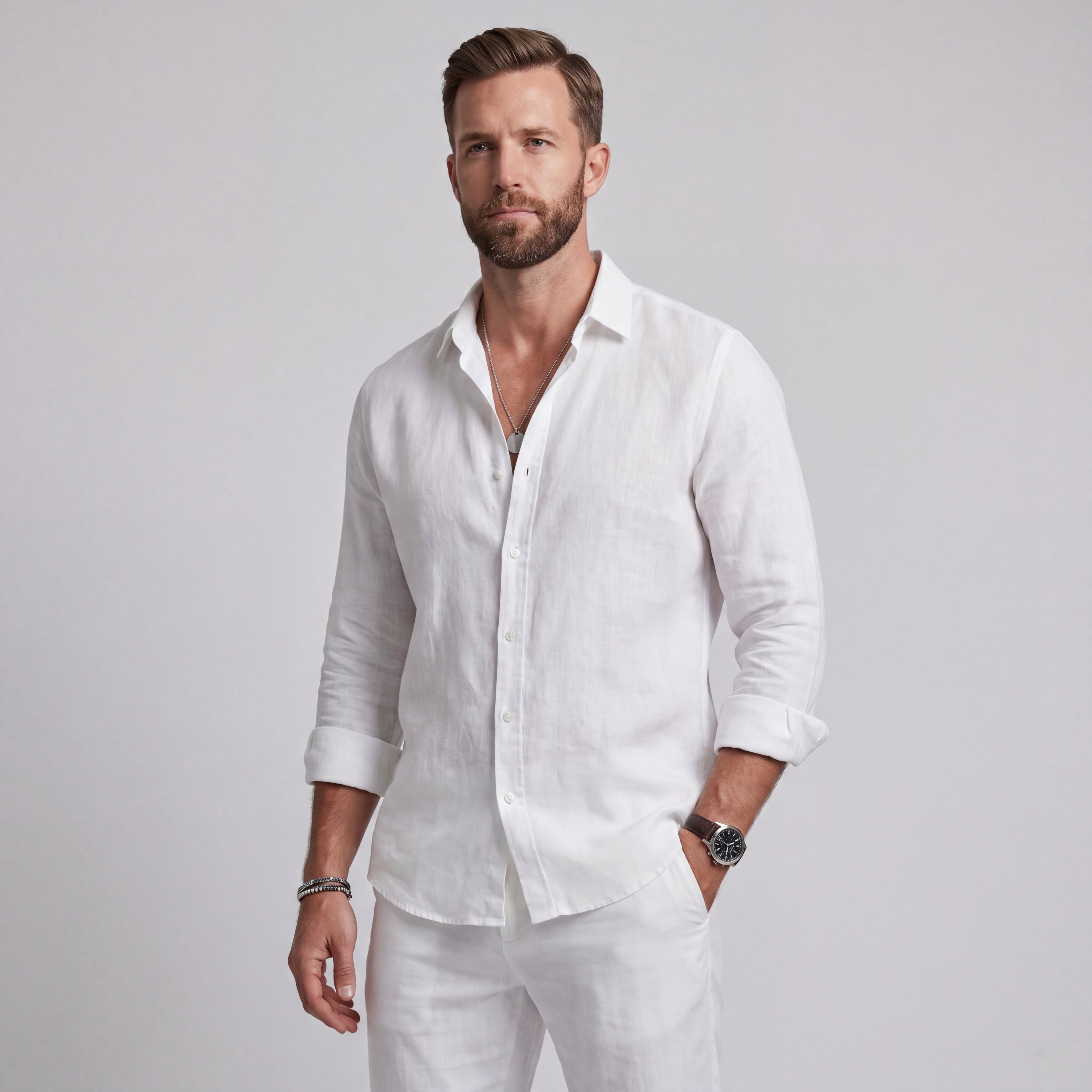 Christofer™| Camisa Veraniega de Lino Premium | Corte Relajado
