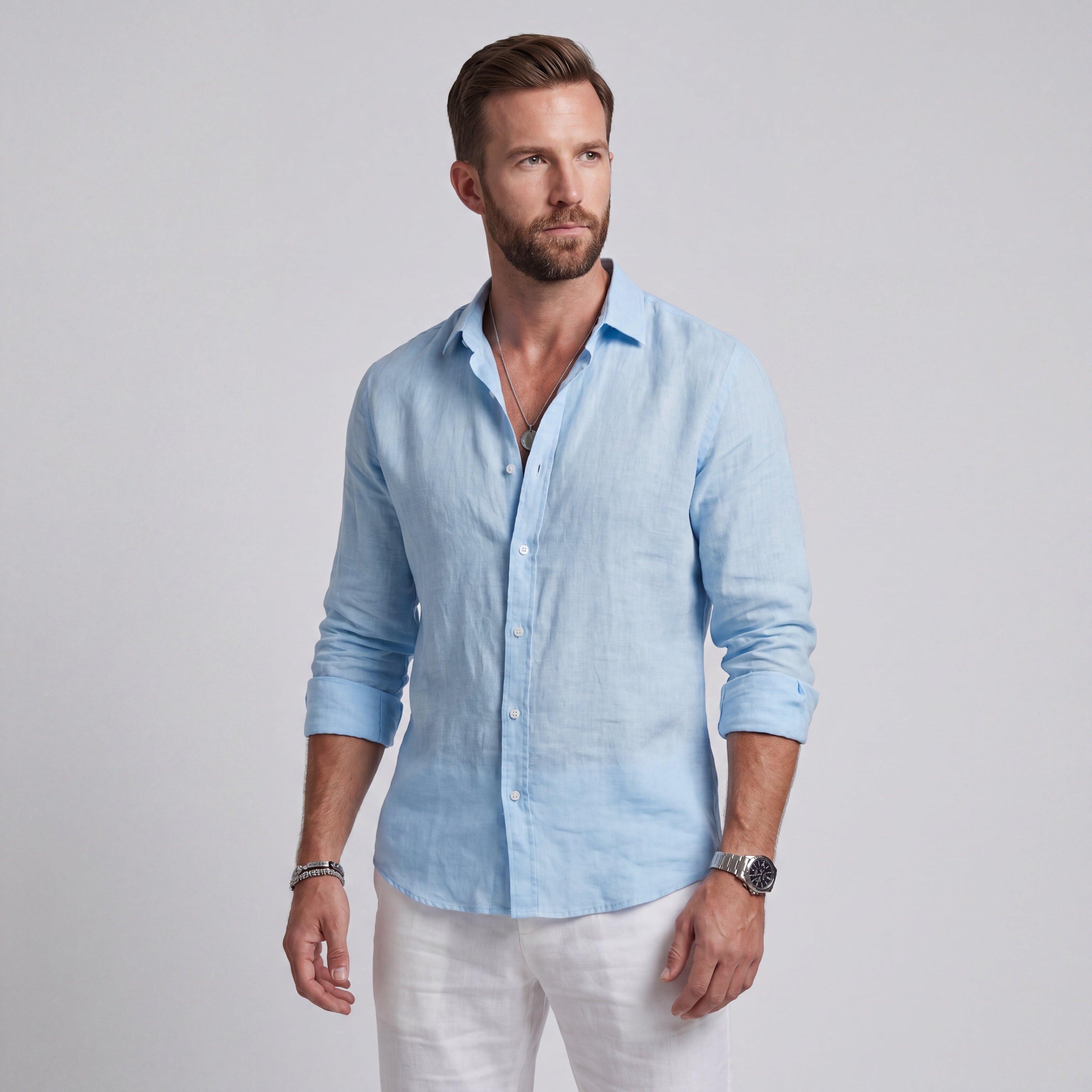 Christofer™| Camisa Veraniega de Lino Premium | Corte Relajado