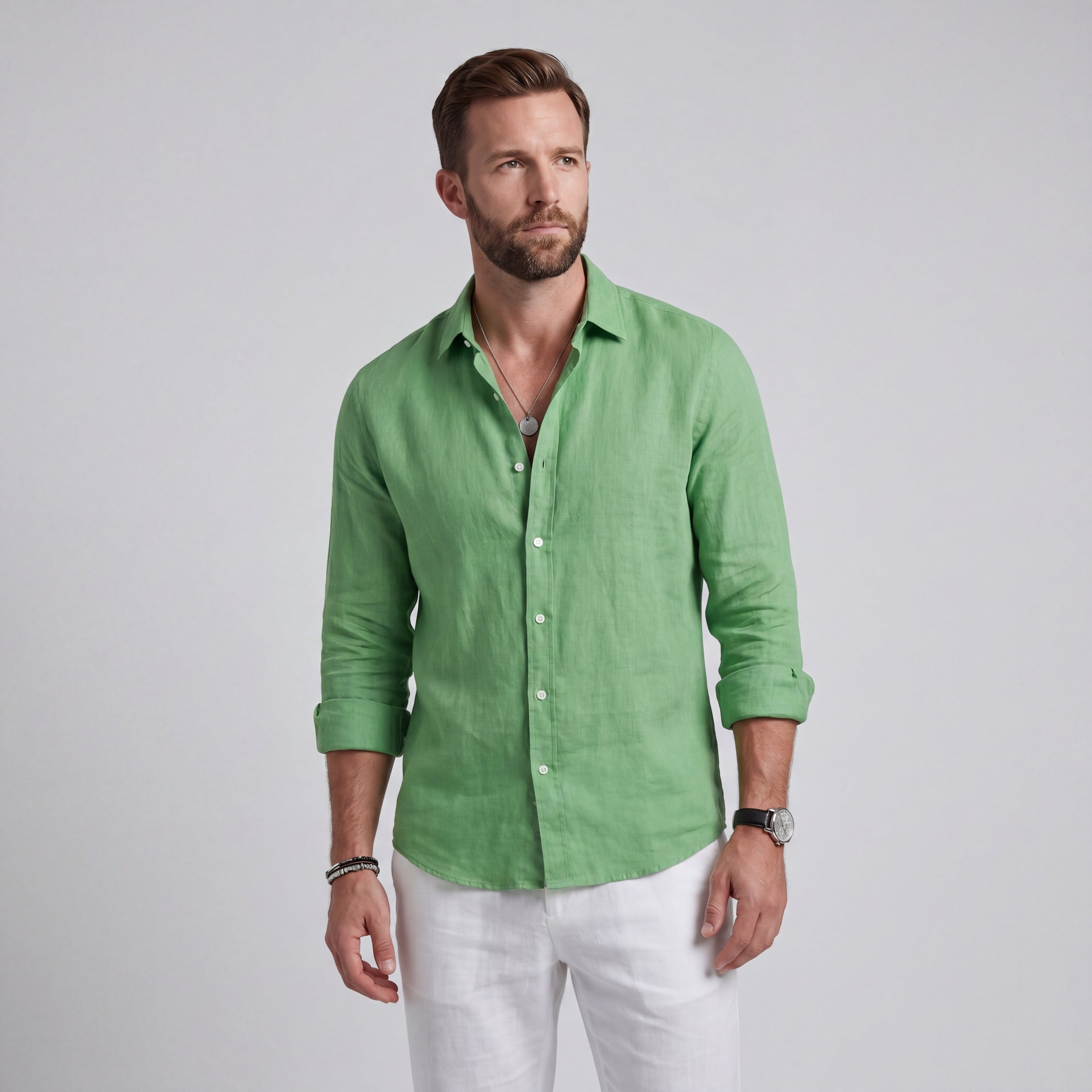 Christofer™| Camisa Veraniega de Lino Premium | Corte Relajado