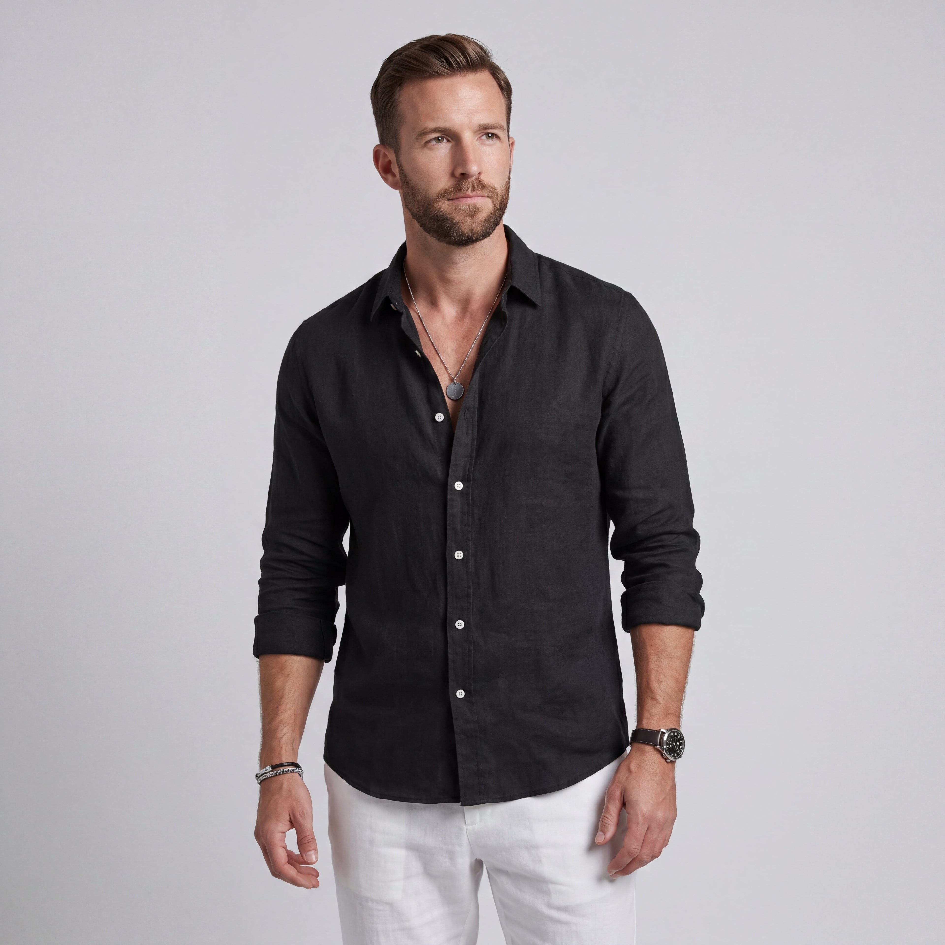 Christofer™| Camisa Veraniega de Lino Premium | Corte Relajado