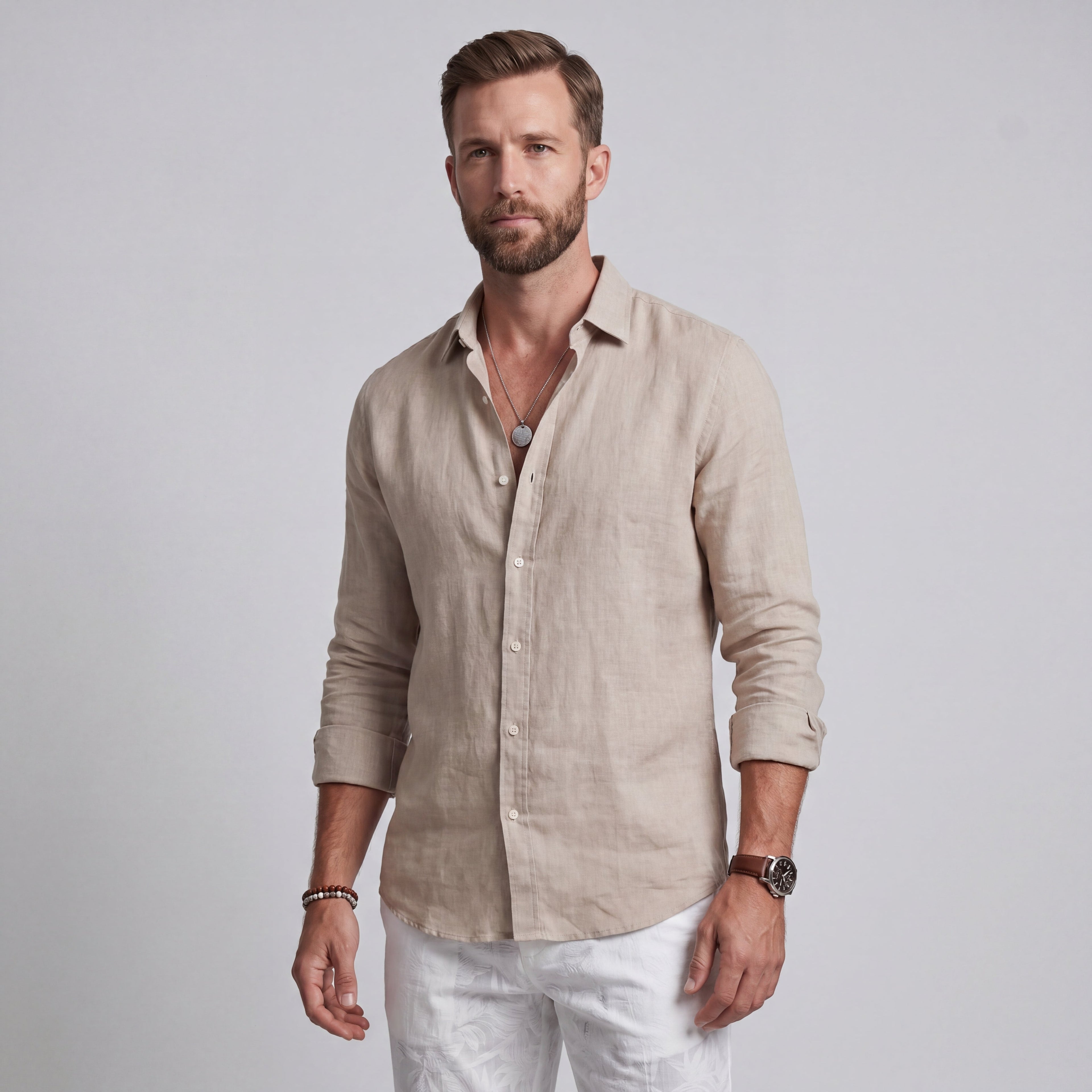 Christofer™| Camisa Veraniega de Lino Premium | Corte Relajado