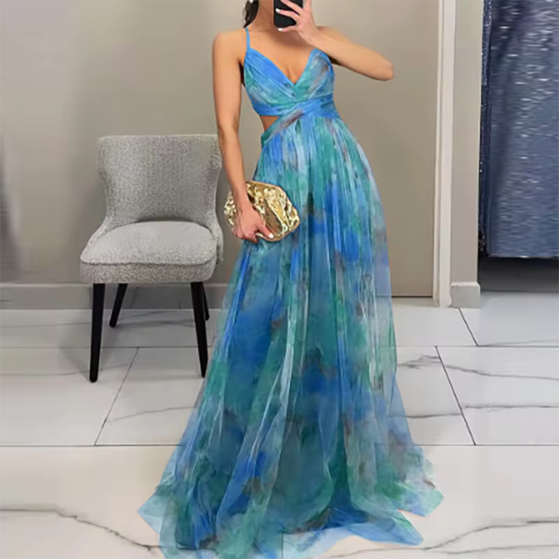 Gisela™ | Vestido Largo Floral de Inspiración Romántica