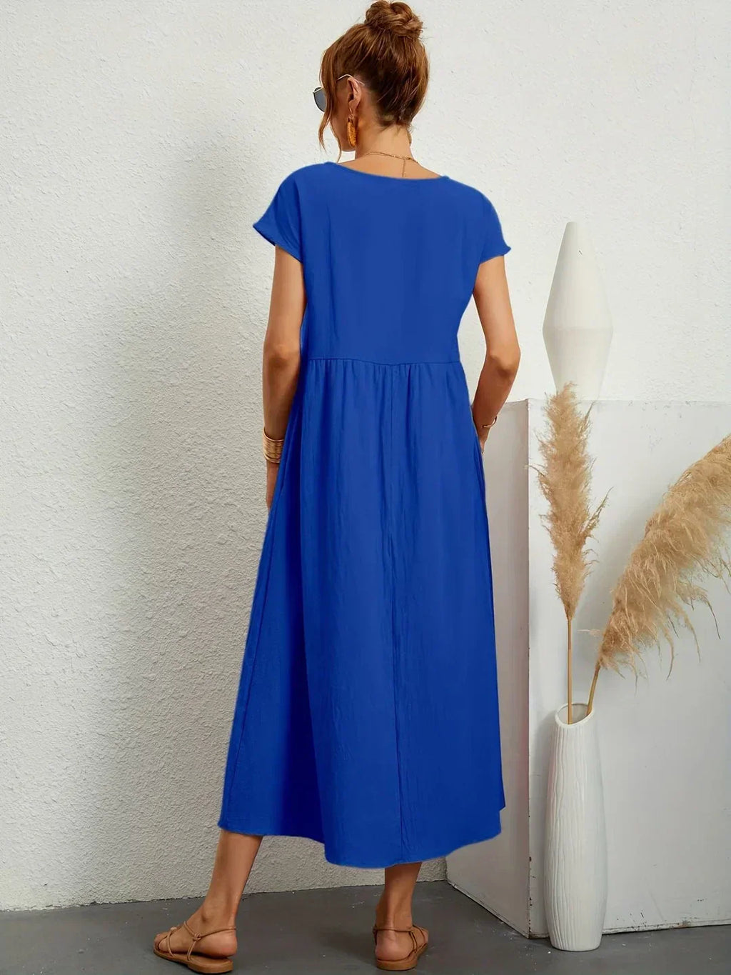 Gabriela™ | Vestido Midi Fluido de Elegancia Atemporal y Silueta Sofisticada