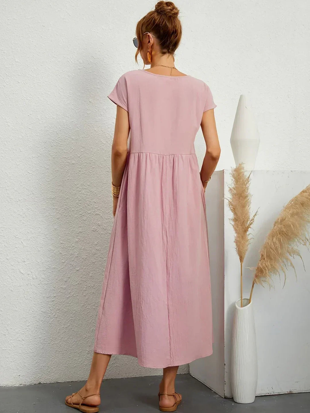 Gabriela™ | Vestido Midi Fluido de Elegancia Atemporal y Silueta Sofisticada