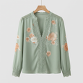Fleur™ | Blusa Floral de Encanto Romántico y Elegancia Francesa