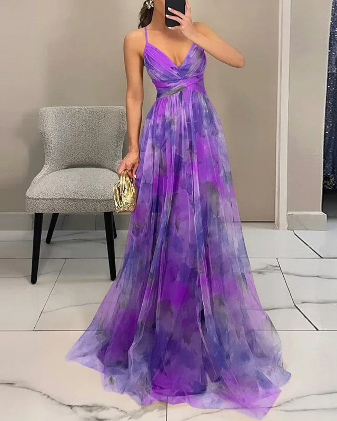 Gisela™ | Vestido Largo Floral de Inspiración Romántica