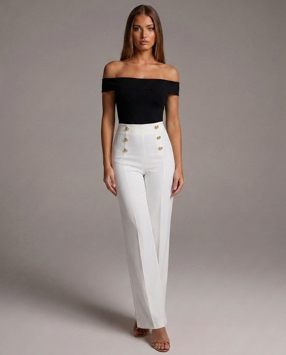 Victoire™ | Pantalón de cintura alta para una elegancia atemporal