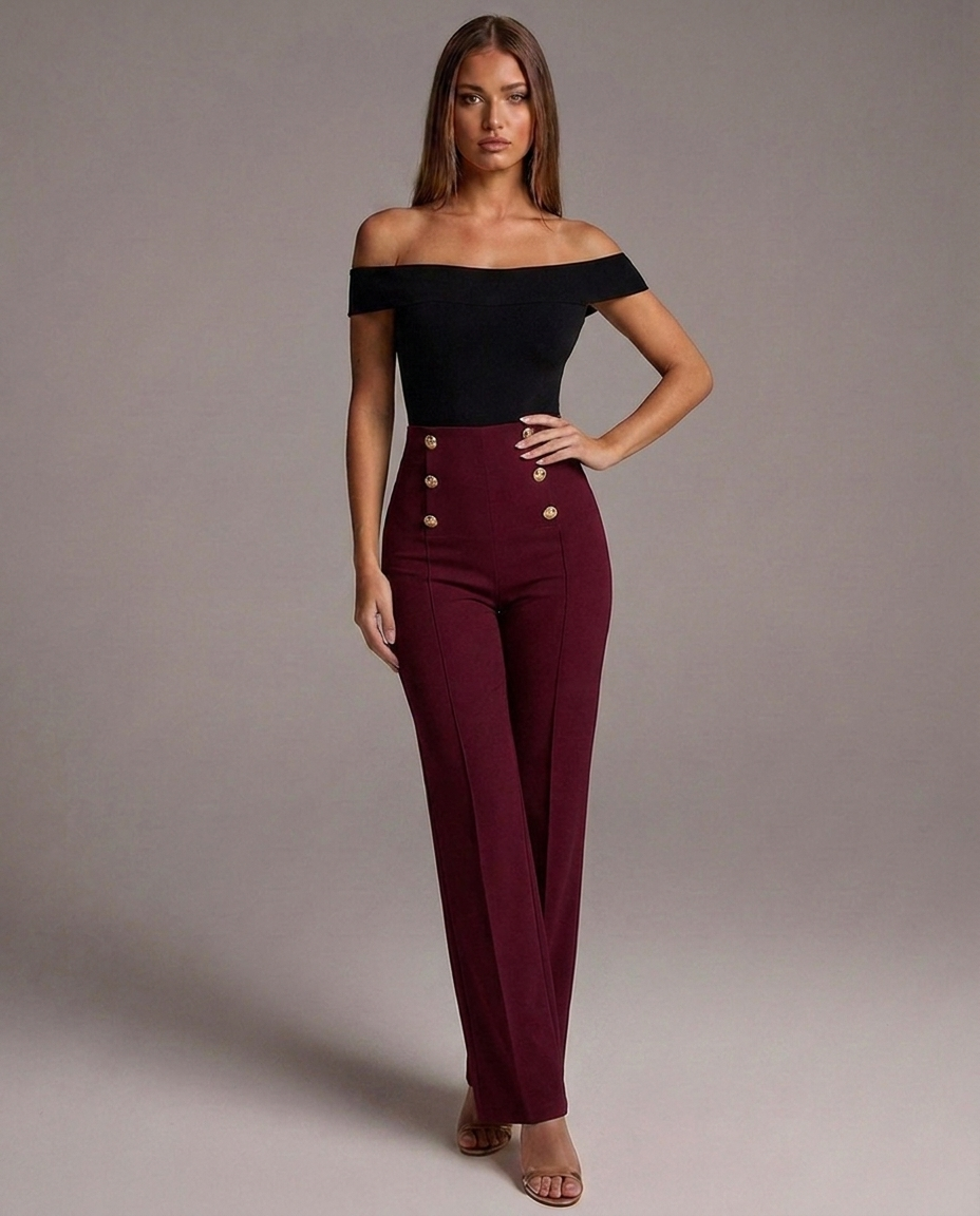 Victoire™ | Pantalón de cintura alta para una elegancia atemporal