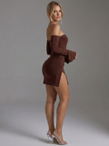 Amélia™ | Vestido mini de hombros descubiertos y elegancia cautivadora