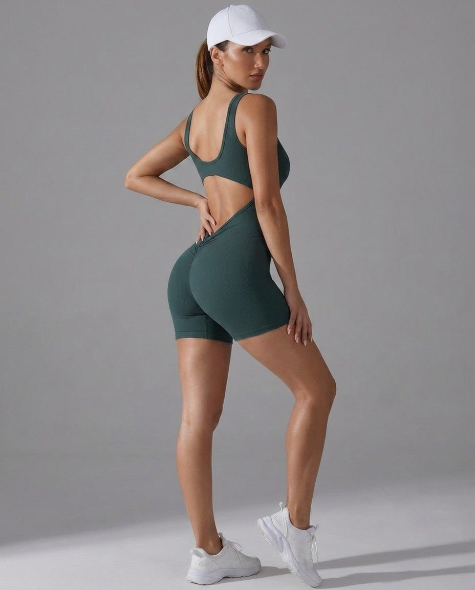 Camille™ | Mono deportivo moldeador de espalda descubierta