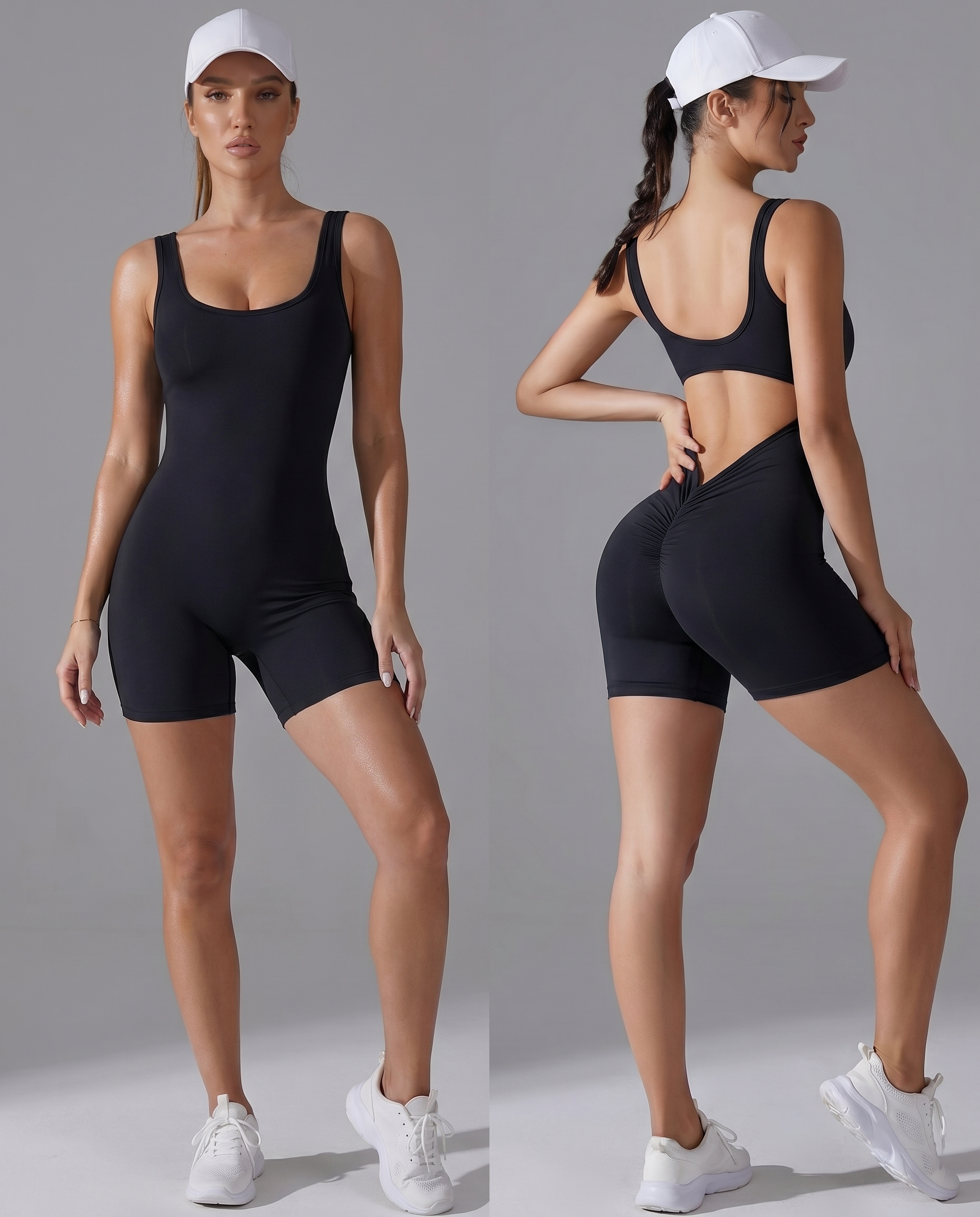 Camille™ | Mono deportivo moldeador de espalda descubierta