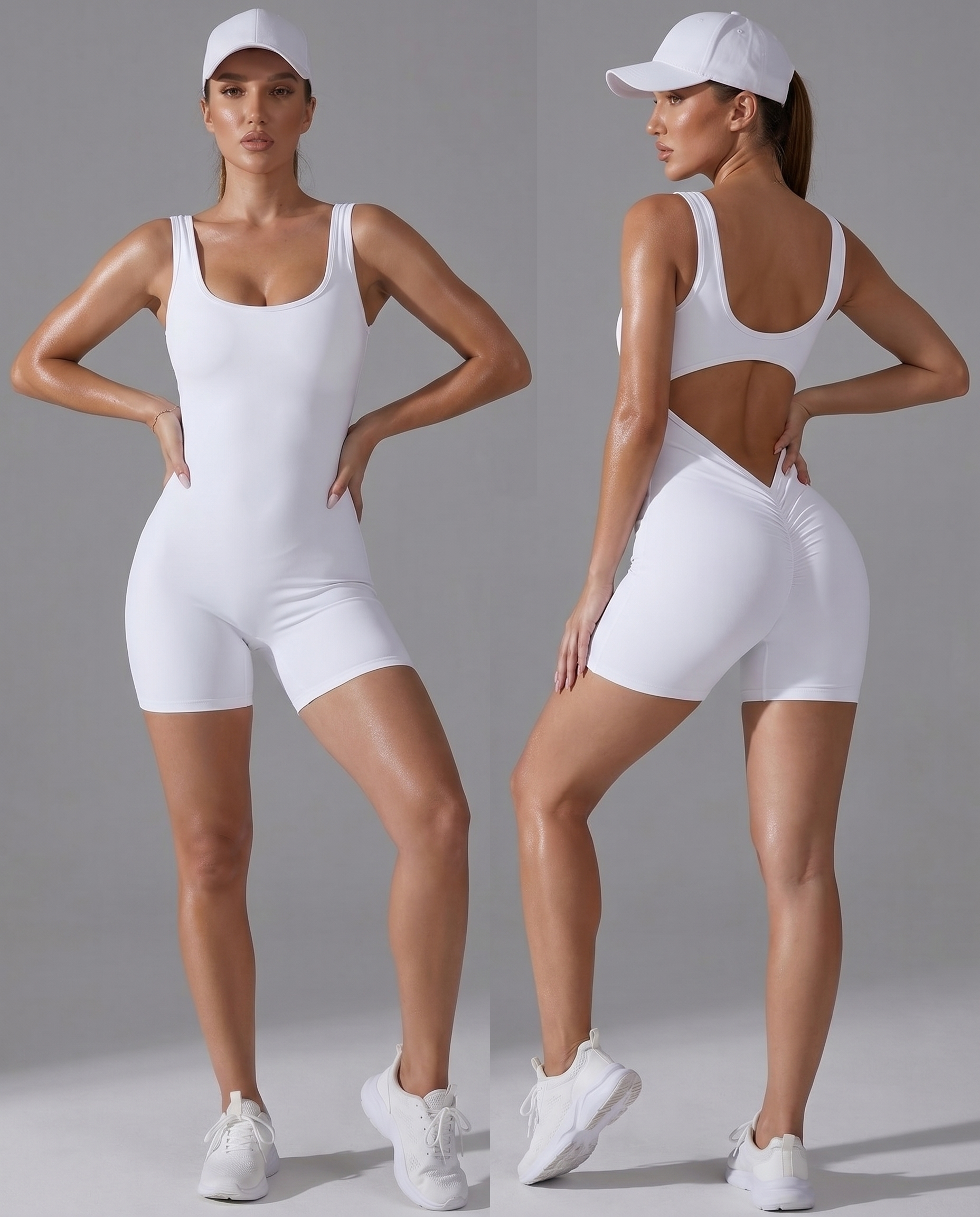 Camille™ | Mono deportivo moldeador de espalda descubierta