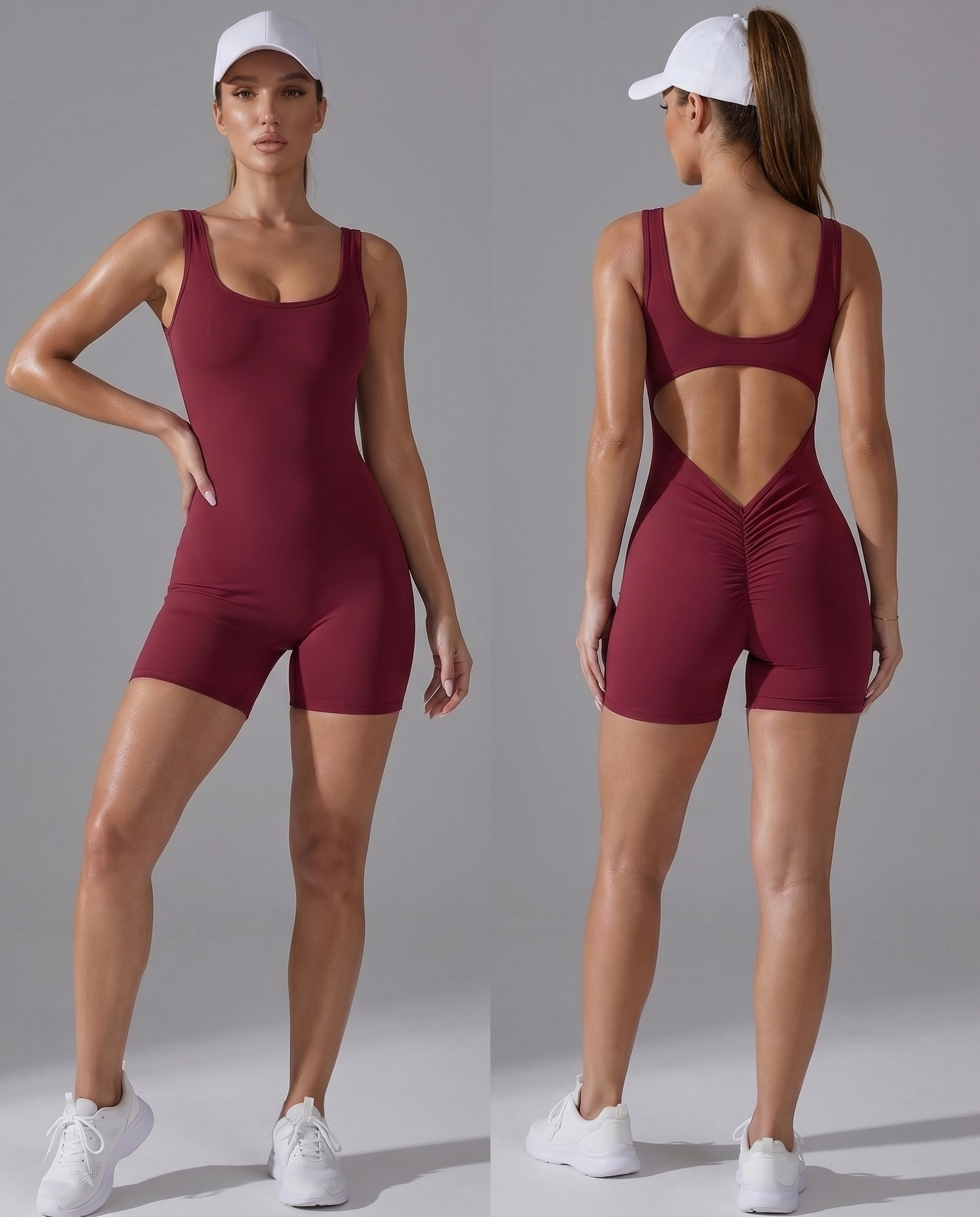 Camille™ | Mono deportivo moldeador de espalda descubierta