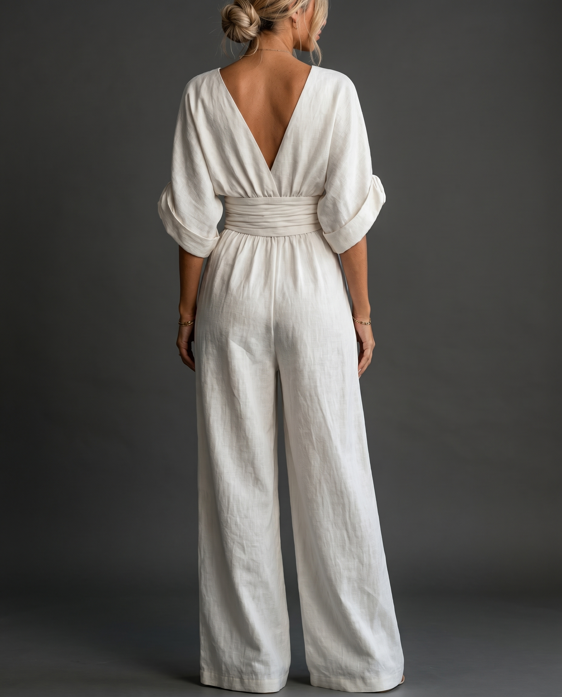 Aurélie™ | Mono de cintura alta para una elegancia sin esfuerzo