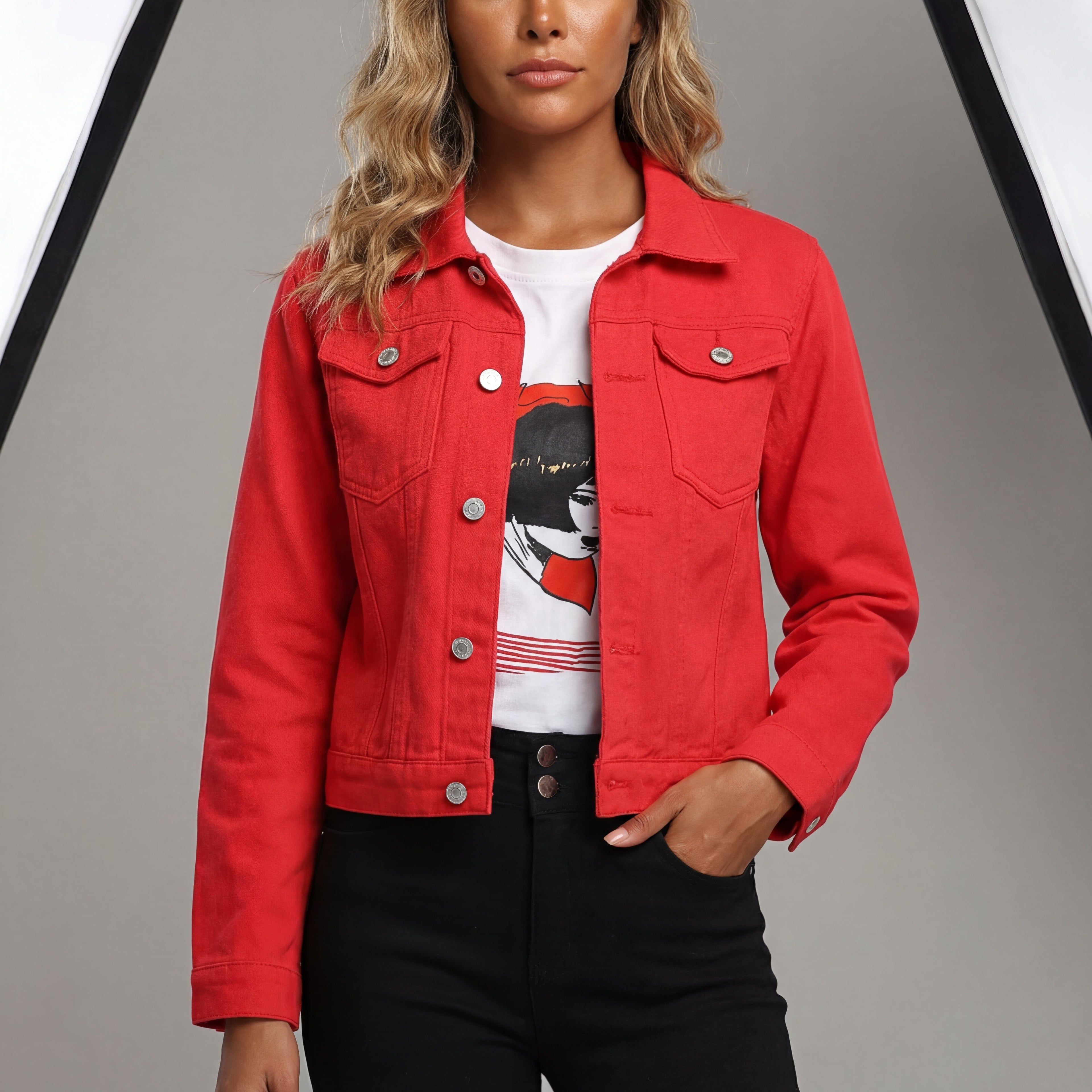 Colette™ | Chaqueta vaquera cropped para una elegancia desenfadada